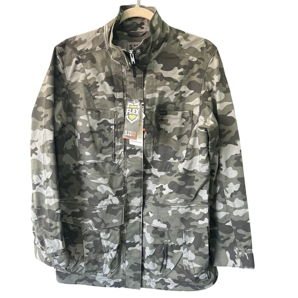 NWT 5.11 Tactical CCW Surplus Jacket RARE Ranger Green Camo Size Women’s Large
